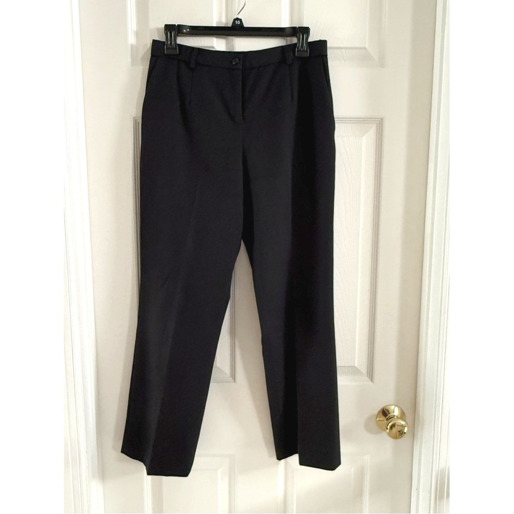 Vintage Pendleton Black 100% Virgin Wool Dress Pants Petite 6 Made in USA
